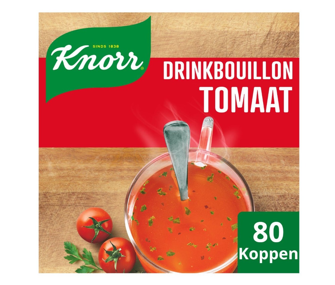 Knorr Drinkbouillon Tomaat 80zk